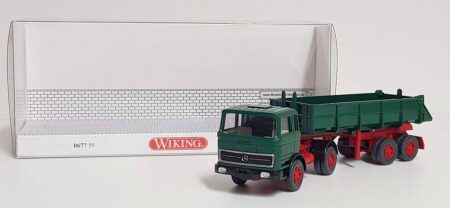 Wiking: MB LPS 1620 Hinterkipper-SZ, moosgrün-0