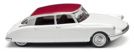 Wiking: Citroen ID 19, weiß/rubinrot