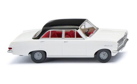 Wiking: Opel Rekord A – weiß mit schwarzem Dach