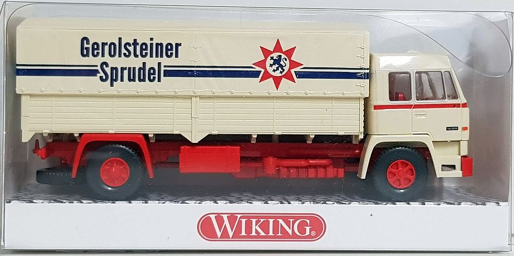 Wiking: Büssing BS 16 L Pritschen-Lkw "Gerolsteiner" – Bild 2