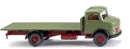 Wiking: MB L 1113 Kurzhauber mit Flachpritsche, schilfgrün