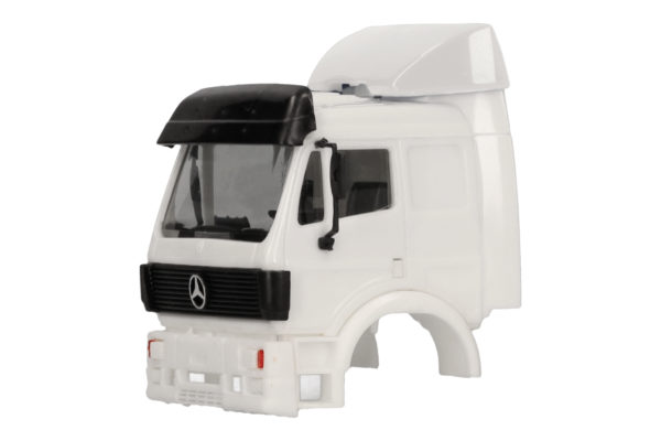Herpa Teileservice: Fahrerhaus MB SK 88 Flachdach mit WLB, Dachspoiler, Sonnenblende