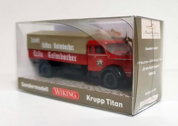 Wiking: Krupp Titan Pritschen-Lkw "EKU - Erste Kulmbacher"-11806