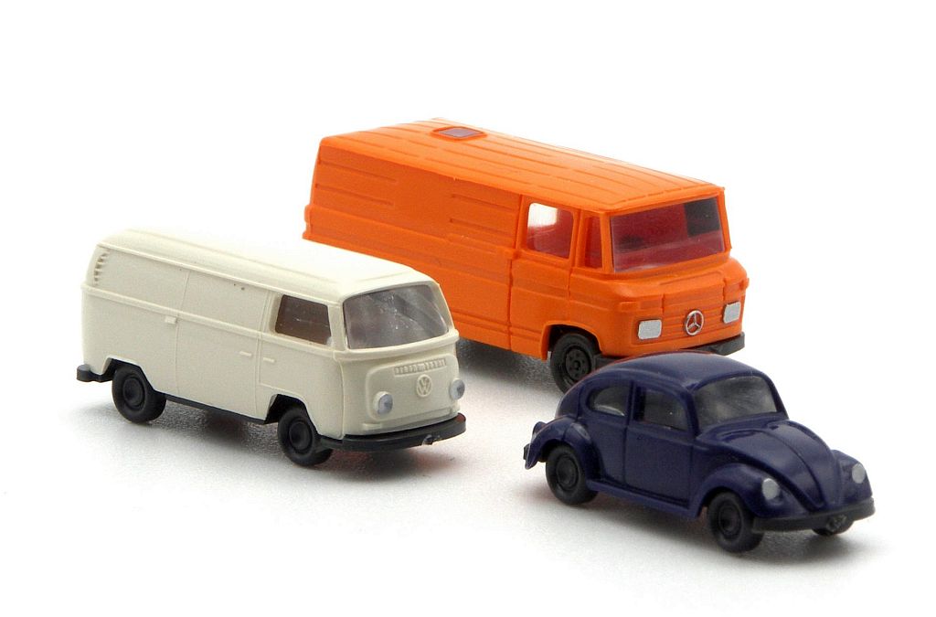 Wiking: Ein Pkw und zwei Kastenwagen (N-Spur) – Bild 3