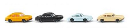Wiking: Vier klassische Personenwagen (N-Spur)