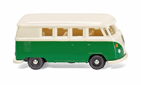 Wiking: VW T1 Bus - patinagrün/perlweiß (N-Spur)-0