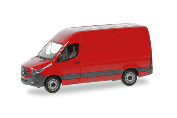 Herpa: Mercedes-Benz Sprinter '18 Kasten Hochdach, rot
