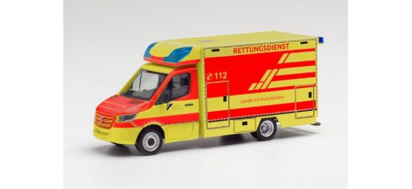 Herpa: MB Sprinter Fahrtec RTW „Lkr. Holzminden“-0