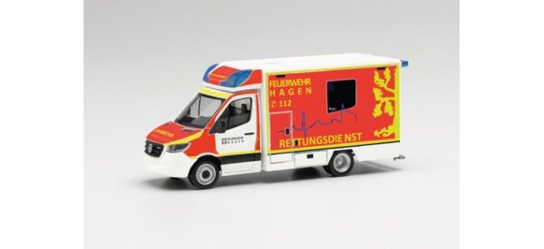 Herpa: MB Sprinter `18 Fahrtec RTW „FW Hagen“-0