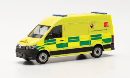 Herpa: MAN TGE KTW "Ambulance Belgien"-0