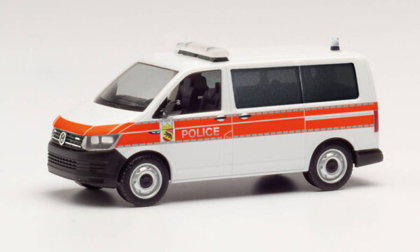 Herpa: VW T6 Bus mit Heckklappe "Polizei Bern"-0