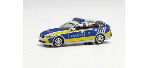 Herpa: BMW 3er Touring „Polizei Bayern“, weiß-0