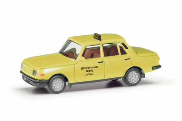 Herpa: Wartburg 353 '85 "VEB Kraftverkehr Leipzig/Taxi"-0