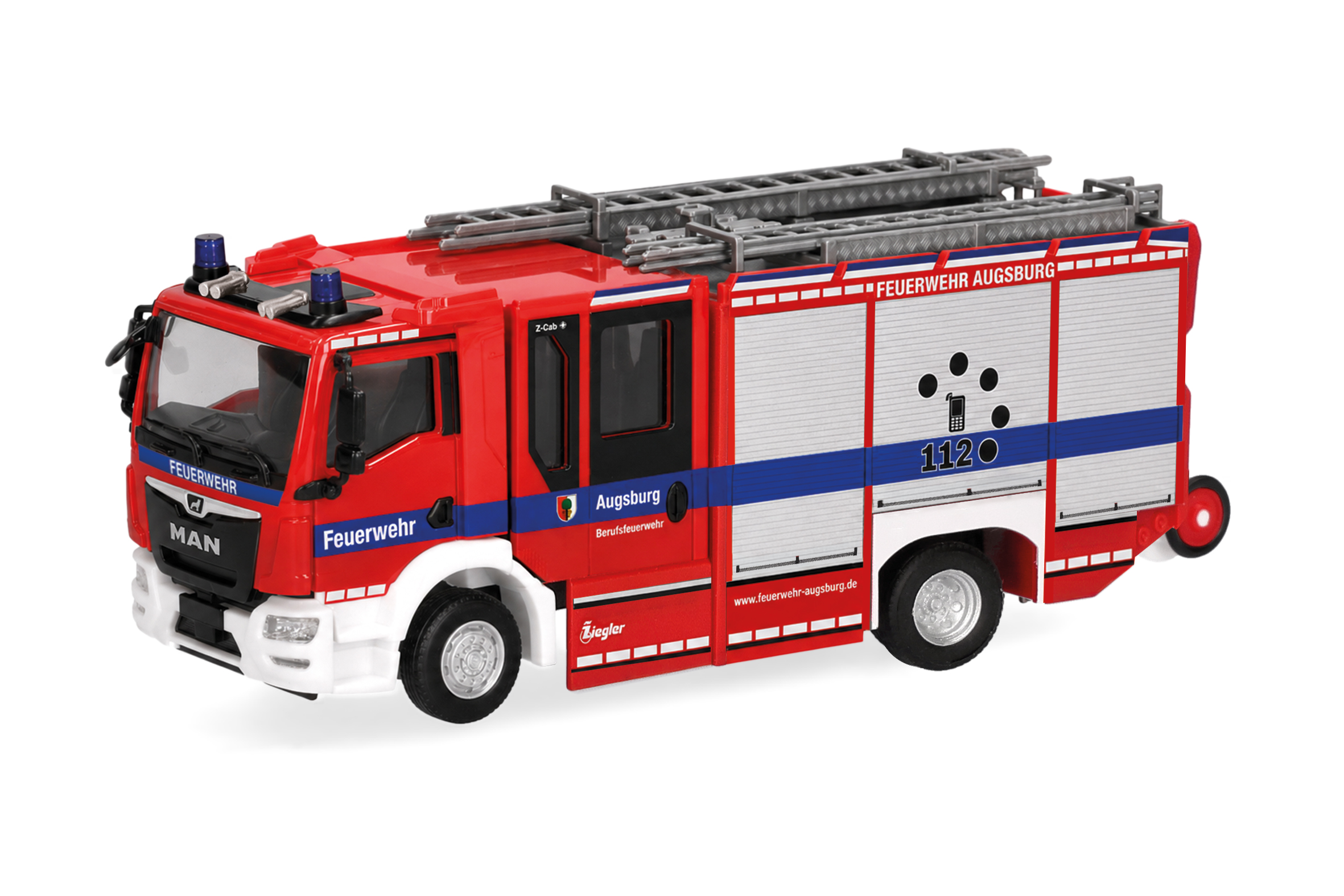 Herpa: MAN TGM CC Z-Cab HLF "FW Augsburg"