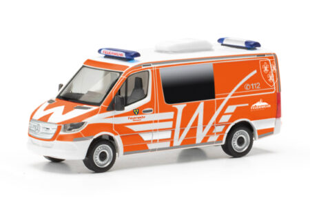Herpa: MB Sprinter '18 Halbbus "FW Wiesbaden" -0