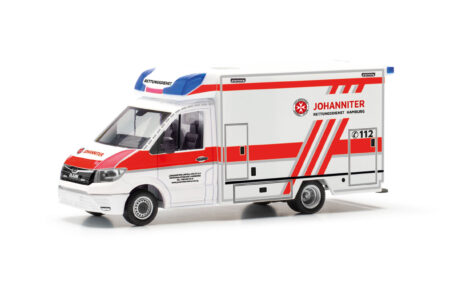 Herpa: MAN TGE Fahrtec RTW "Johanniter Hamburg" -0