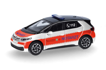 Herpa: Volkswagen (VW) ID.3 "Notarzt Friesland"