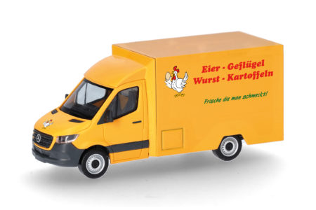 Herpa: MB Sprinter Sprinter '18 Foodtruck "Eier Geflügel Wurst Kartoffeln"