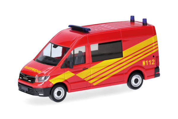 Herpa: MAN TGE Halbbus Hochdach "Feuerwehr"
