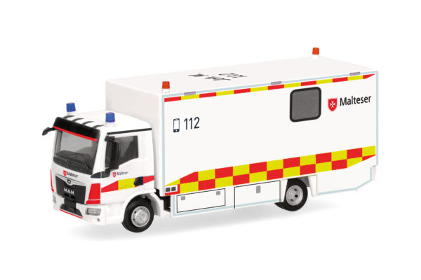 Herpa: MAN TGL CC Koffer-Lkw "Malteser München"