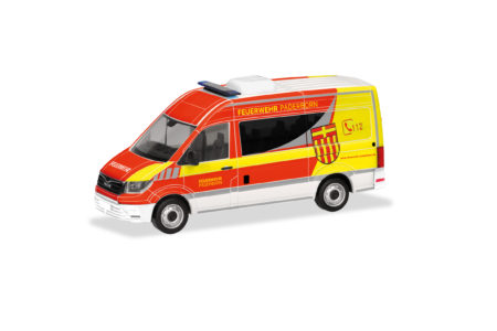Herpa: MAN TGE Halbbus HD "Feuerwehr Paderborn"