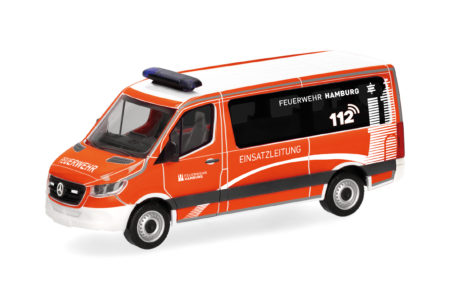 Herpa: MB Sprinter '18 Bus FD ELW "FW Hamburg/Einsatzleitung"