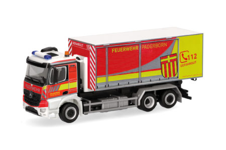 Herpa: MB Arocs M Wechsellader-Lkw 3achs "Feuerwehr Paderborn"