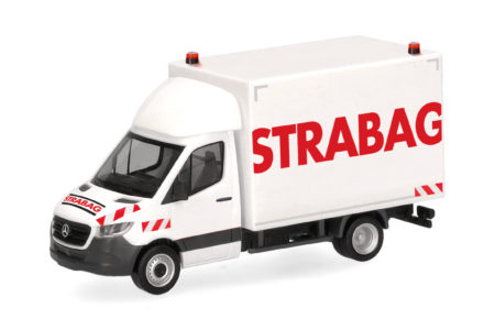 Herpa: Mercedes-Benz Sprinter '18 Koffer "STRABAG" (AT)