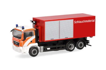 Herpa: MAN TGS M Wechsellader-Lkw (3a) mit AB-Dekon "Berliner FW"