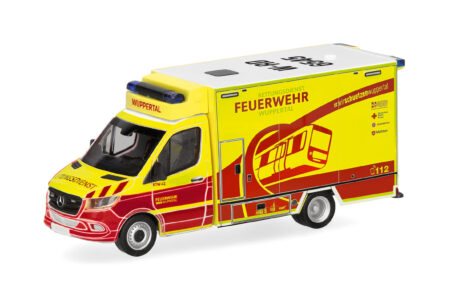 Herpa: MB Sprinter '18 Fahrtec RTW "FW Wuppertal"