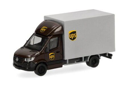 Herpa: MB Sprinter '18 mit Kofferaufbau "UPS"