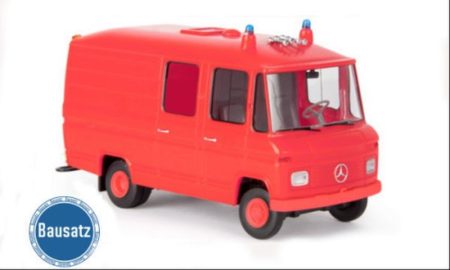 Brekina: Mercedes-Benz L 508 RTW, rot (Bausatz)