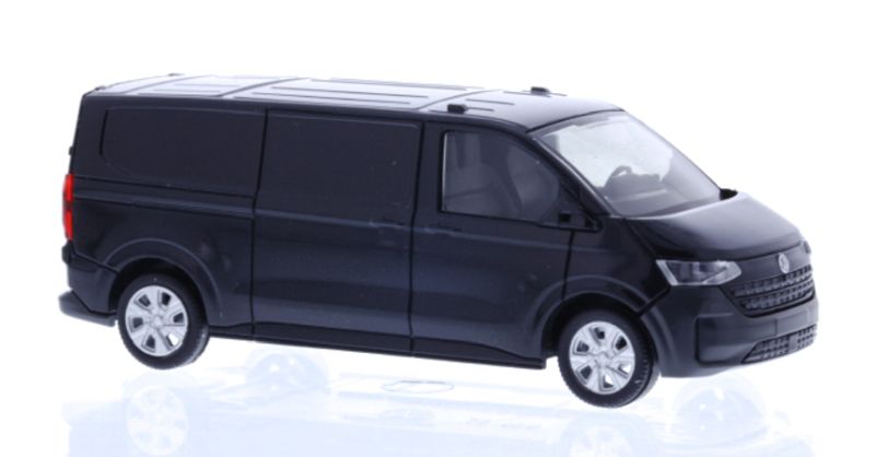 Rietze 1/87: VW e-Transporter LR T7, mid night black metallic