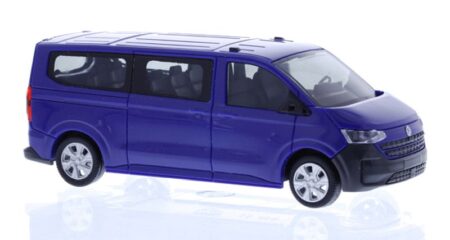 Rietze 1/87: VW e-Transporter LR T7 (Kombi), dark indigo blue