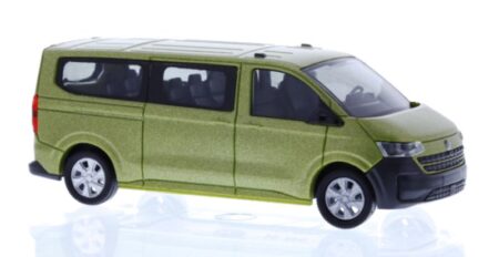 Rietze 1/87: VW e-Transporter LR T7 (Kombi), warm green metallic