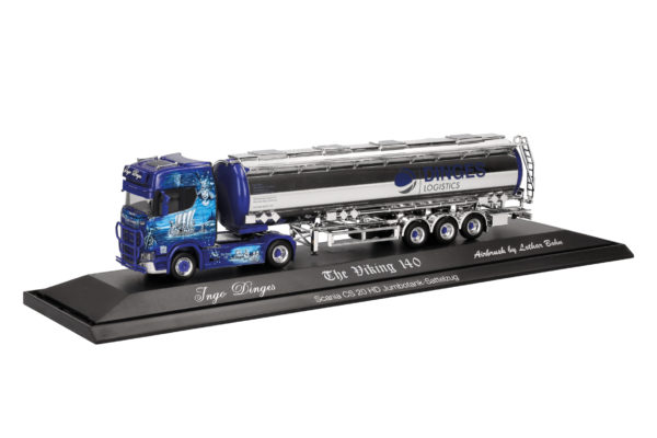 Herpa: Scania CS 20 HD Jumbochromtank-Sz. "Ingo Dinges / Wickie"