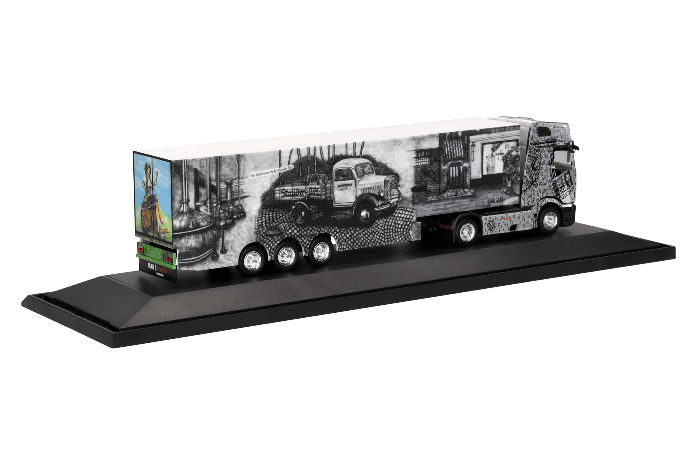Herpa: MB Actros L ProCabin GS KüKo-Sz. "Müller Transporte Essen" – Bild 2