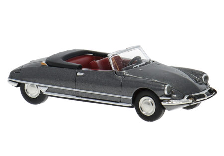 Brekina: Citroen DS 19 Cabriolet, offen, dunkelgrau