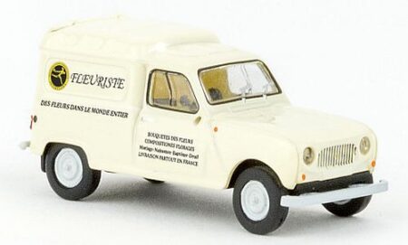 Brekina: Renault R4 Fourgonnette "Fleuriste "-0