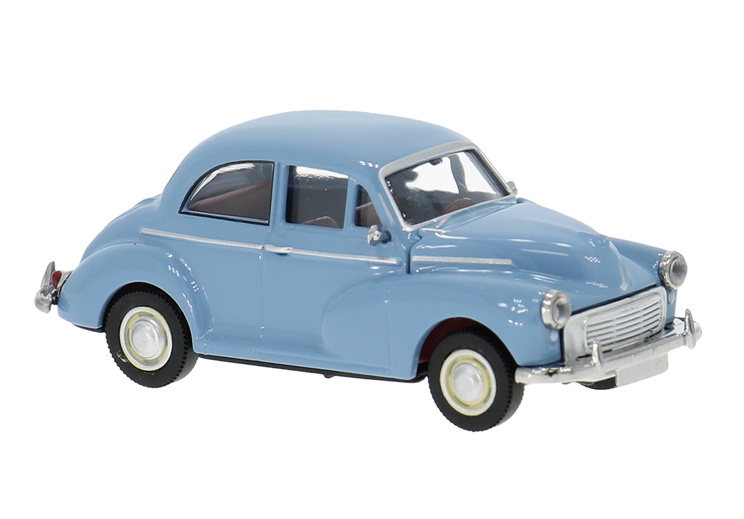 Brekina: Morris Minor 1000 (1956), hellblau