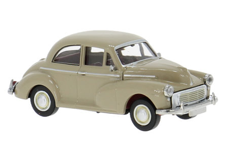 Brekina: Morris Minor 1000, dunkelbeige