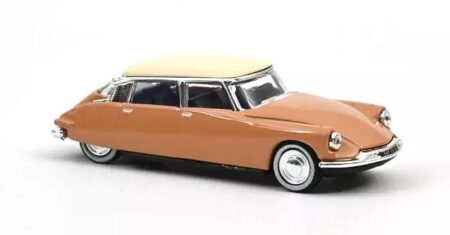 Norev 1/87: Citroën DS 19 (1959), Ecaille Blonde mit weißem Dach