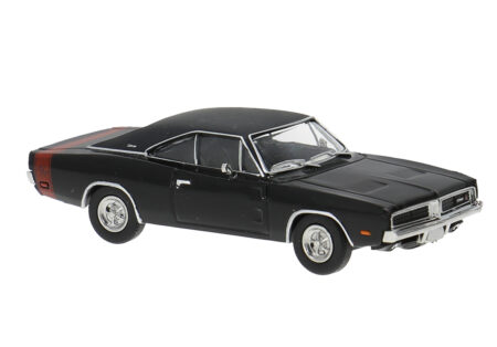 Brekina: Dodge Charger (1969), schwarz