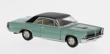 Brekina: Pontiac GTO Coupe (1965), grünmetallic/schwarz