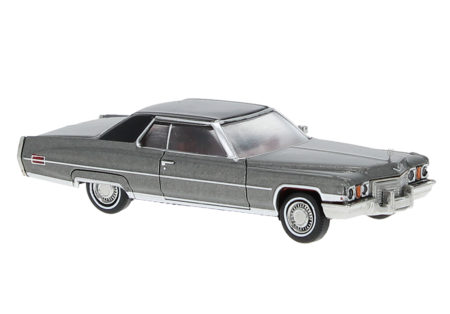 Brekina: Cadillac Coupe deVille, graumetallic/schwarz