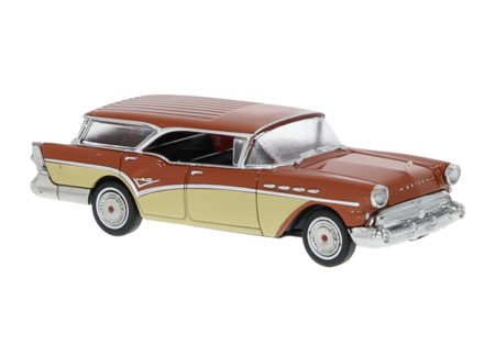 Brekina: Buick Century Caballero, orange / hellbeige
