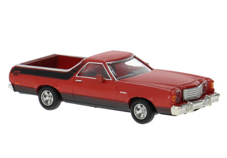 Brekina: Ford Ranchero GT (1977), rot/schwarz