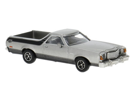 Brekina: Ford Ranchero GT (1977), Silber/schwarz