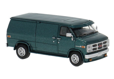 Brekina: GMC Vandura, dunkeltürkismetallic