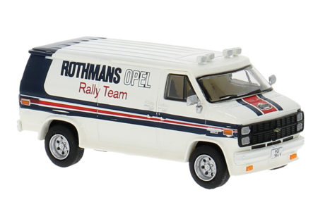 Brekina: Chevrolet C20 Van "Rothmans Opel Rally Team"